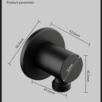 Robinet d'angle manuel YISHUI en laiton chromé de haute qualité, pour eau chaude et froide, avec fonction bidet pour femmes, multifonctionnel pour salle de bain