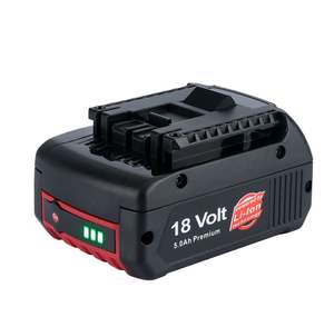 Batterie lithium-ion de remplacement de haute qualité <span class=keywords><strong>18V</strong></span> 3.0-6.0Ah avec indicateur LED pour BAT610G BAT609 compatible avec <span class=keywords><strong>Bosch</strong></span> - Product Image 3