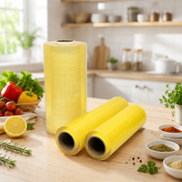 Rouleau Jumbo de Film PVC Alimentaire 5KG pour l'Exportation, Film d'Emballage Alimentaire Personnalisé avec Découpe sur Mesure