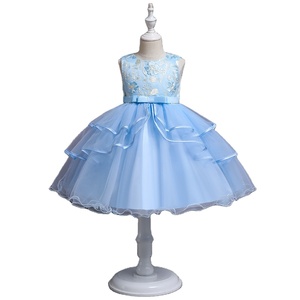 Ropa Infantil de Alta Calidad, Vestido de Gasa para Niñas, Vestidos de Princesa de Una Pieza para Fiestas Infantiles - Product Image 1