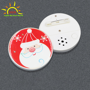 Broche musical <span class=keywords><strong>de</strong></span> <span class=keywords><strong>Navidad</strong></span> LED: luces intermitentes y melodías festivas para regalos <span class=keywords><strong>de</strong></span> <span class=keywords><strong>Navidad</strong></span>, promociones minoristas, fiestas <span class=keywords><strong>de</strong></span> disfraces - Product Image 2
