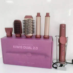 Styler capillaire professionnel 6-en-1 à flux d'air, moteur BLDC 110 000 tr/min, céramique, 1400W, séchage rapide 30M/S, pliable, auto-bouclant - Product Image 4