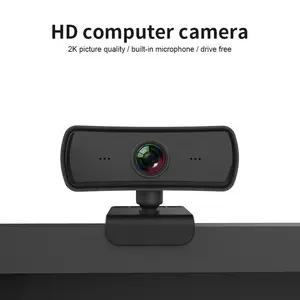 Chinese Oem 4K Drive Gratis Usb Pc Laptop Webcam Full Hd Flexibele 4MP 2K Webcam Met Microfoon