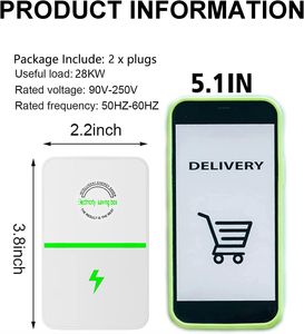 Thiết bị tiết kiệm điện gia dụng bán buôn, tiết kiệm điện năng 90v-250v, hộp tiết kiệm điện năng - Product Image 3