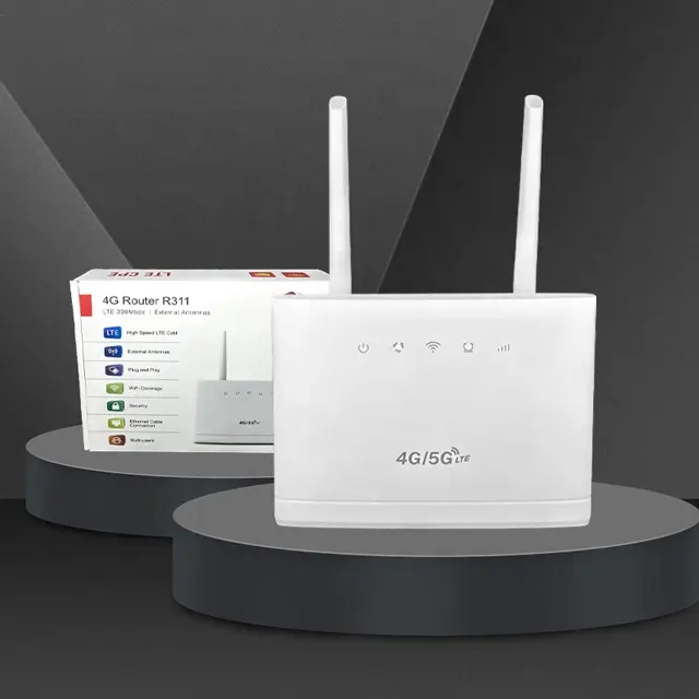 Özelleştirilmiş ürünler 4G yönlendirici R311 LTE 4g sim kartlı Router 2.4GHz 300Mbp QoS OEM wifi yönlendirici modem 4g