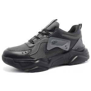 أحذية تأمين العمل خفيفة الوزن وجيدة التهوية ورخيصة الثمن أحذية السلامة الرياضية غير الرسمية للرجال في الصيف بقاع مطاطي - Product Image 3