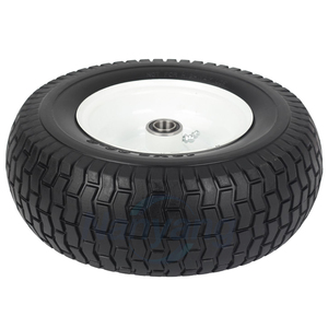 ยางรถตัดหญ้าแบบไม่ต้องเติมลม ขนาด 13x5.00-6 ยางโฟม PU แบบตัน ดุมกลางขนาด 3 นิ้ว ลูกปืน 3/4 5/8  ยางรถแทรกเตอร์ที่เหมาะกับพื้นหญ้า - Product Image 4