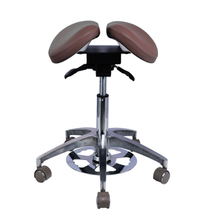 <span class=keywords><strong>Tabouret</strong></span> de dentiste ergonomique en microfibre réglable avec roulettes pour clinique et hôpital, fabriqué à Foshan - Product Image 4