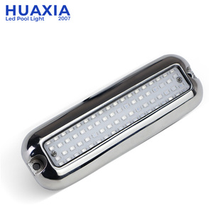 Luz <span class=keywords><strong>LED</strong></span> Marina de Acero Inoxidable de 12V 24W, Azul, IP68, Impermeable, Luz Subacuática para Barcos/Yates, <span class=keywords><strong>Luces</strong></span> para Piscinas, Accesorios para Barcos - Product Image 3