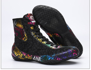 Chaussures de musculation respirantes de haute qualité pour la boxe, la lutte professionnelle, l'entraînement en salle de sport, les squats et la musculation pour hommes et femmes - Product Image 5