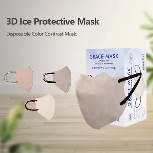 Bunte kn95 3D-Gesichtsmaske kühles Gefühl einweg 3Ply Schutzgesichtsmaske
