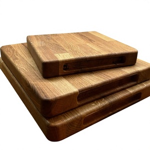 Planche à découper rectangulaire en bois écologique avec poignée, épaisseur 1,5 cm, passe au lave-vaisselle, pour viande, légumes, fruits - Product Image 3