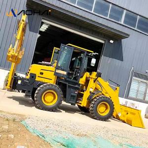 Yeni Mini 4x4 tekerlekli kazıcı ekskavatör yükleyici traktör Huade hidrolik silindir motor ve pompa-fabrika fiyat - Product Image 4