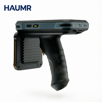 HAUMR Lector y Grabador de Tarjetas RFID UHF de Largo Alcance, Dispositivo Inalámbrico Portátil de Recopilación de Datos PDA para Inventario en Comercios y Logística