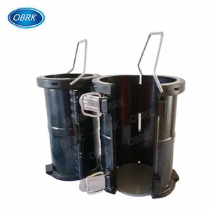 Moule pour <span class=keywords><strong>Test</strong></span> de béton avec Base, en plastique, cylindre détachable, noir, 1 pièce - Product Image 4