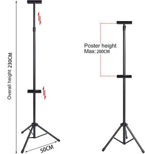 MERIS-trípode personalizado para publicidad, soporte para cartel, exhibición <span class=keywords><strong>de</strong></span> feria - Product Image 5