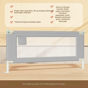 <span class=keywords><strong>Sponda</strong></span> di Sicurezza Pieghevole <span class=keywords><strong>per</strong></span> <span class=keywords><strong>Letto</strong></span>, Facile da Installare, 2m, Doppia, Portatile, Protezione Laterale <span class=keywords><strong>per</strong></span> <span class=keywords><strong>Bambini</strong></span> - Product Image 6