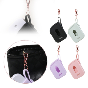 2026 Luxus Geschenk Parfüm Aufbewahrung halter mit verstellbaren Lanyard Mini Flaschen Abdeckung Silikon Parfüm Schutz tasche - Product Image 3