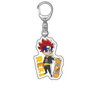 Anime <span class=keywords><strong>SK8</strong></span> The <span class=keywords><strong>Infinity</strong></span> Porte-clés Reki Kyan Langa Hasegawa Cosplay Acrylique Double Face Porte-clés Porte-clés Pendentif Prop Bijoux - Product Image 2