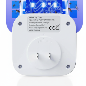 Trampa para Moscas LED Ultravioleta, Mata Mosquitos Electrónico, Atrapa Insectos para Interiores - Product Image 3