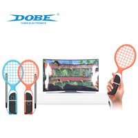 TNS-5115 6in1 Sport Set pour Switch 2 / Switch / Switch OLED Joy-Pad Tennis Raquette Golf Club Baseball Bat