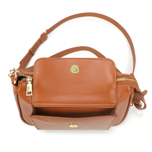 Women PU Leather Shoulder Bag <b>Small</b> Crossbody <b>Purse</b> Casual Handbag With Front Pocket For Daily Use - Product Image 3