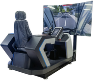 Simulador de Conducción de Maquinaria de Construcción, Excavadora de Ruedas, Bulldozer, Cargadora, Función Tres en Uno, VR, PC, Uso en Interiores, Escuelas, ABS