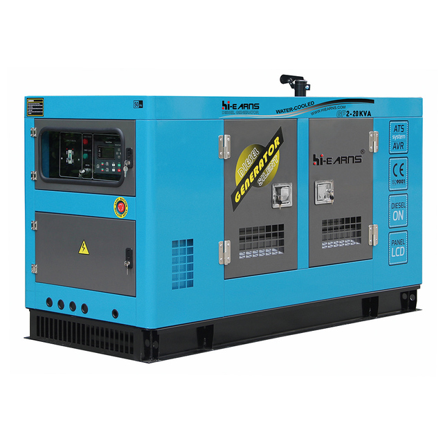 New 15KW 20KVA Four Cylinder Waterproof Super Silent Water Cooled diesel Generator for Industry