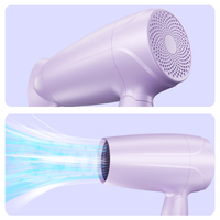 Offre Spéciale double tension Secador De Pelo pliable Mini taille voyage Portable sèche-cheveux Machine sèche-cheveux