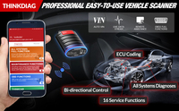 Escáner OBD2 Thinkdiag Versión Antigua, Diagnóstico Completo del Sistema, Codificación Ecu, Lector de Códigos con Todo el Software