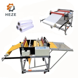 Tự động đổ xô đan cắt machinecutting Máy PE PVC Pet vải cuộn Để tấm Máy cắt - Product Image 6