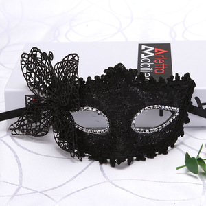 Masque de mascarade pour femme, masque de bal semi-rétro, utilisé comme accessoire de maquillage pour le bal de <span class=keywords><strong>Venise</strong></span>, le <span class=keywords><strong>carnaval</strong></span> - Product Image 2