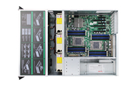 Prix réduit 4U Châssis de serveur de stockage Toploong S465-12 Châssis de montage en rack pour disques durs haute densité