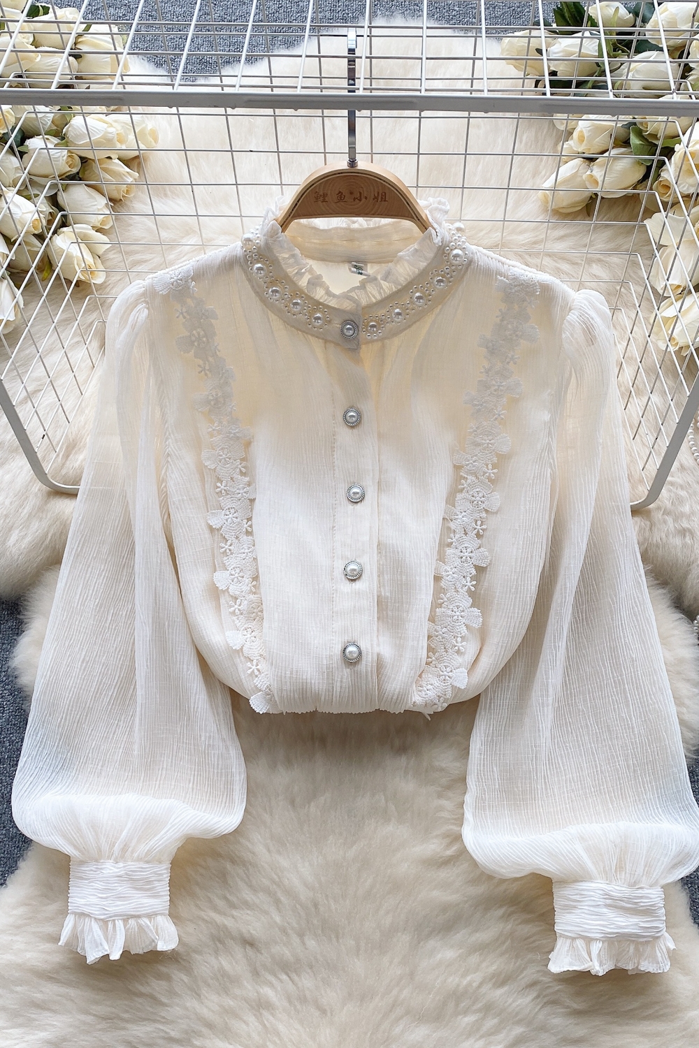 Shop Our Autumn Full Sleeve Vintage Lace Blouses for Women