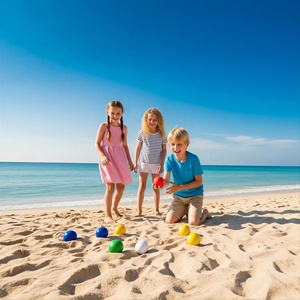 ZQURE Durable Plastic Water-Filled 72mm Bocce Balls <strong>Petanque</strong> <strong>Set</strong> for Outdoor Use - Product Image 6