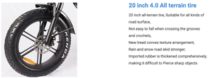 Bicicleta Eléctrica de Montaña y Ciudad con Motor Trasero, Doble Suspensión, 7 Velocidades, Batería Dual de 48V28Ah y Ruedas de 20 Pulgadas, Disponible en Almacén de la UE - Product Image 6