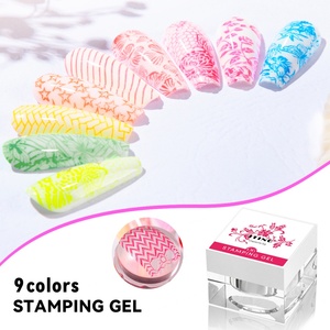 JTING - Muestra Gratuita - Juego de Esmaltes de Gel UV/LED para Decoración de Uñas, 9 Colores, Colección de Esmaltes de Gel para Estampado, OEM, ODM, Marca Privada - Product Image 1