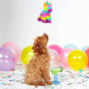 ของเล่นเคี้ยวสำหรับสุนัขรูปยูนิคอร์นสายรุ้ง ตุ๊กตาสัตว์น่ารัก ของเล่นสุนัขแบบนุ่มๆ - Product Image 4