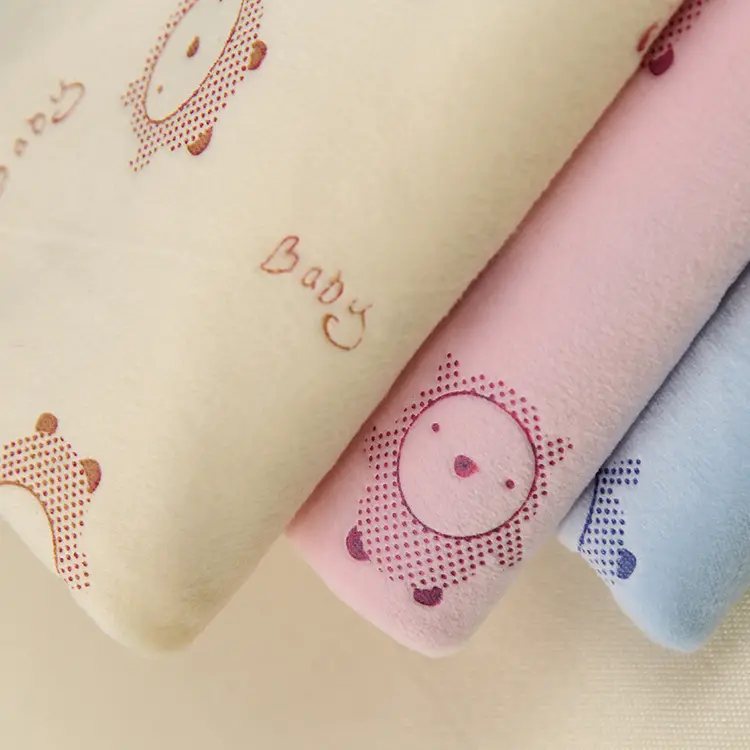 Hot Verkopen 100% Polyester Bedrukte Stof Voor Baby Beddengoed Dekens Pyjama Van China Leverancier