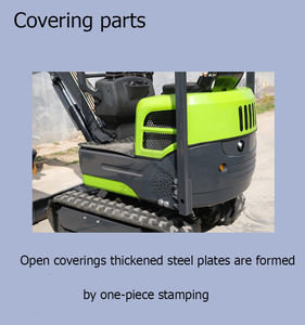 Mini excavatrice compacte sur chenilles chinoises Mini pelle de 1.2 tonnes - Product Image 6