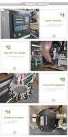 Router CNC con Control Syntec, Motor Yaskawa Japonés de 9kw, Husillo Único, 3 Ejes, Máquina para Trabajar la Madera y Fabricación de Gabinetes
