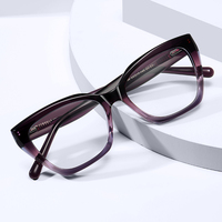 MS 18102 2026 Nouvelles lunettes de vue de haute qualité en acétate premium, monture dégradée fumée, verres correcteurs personnalisables