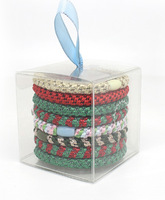 Set di 8 Elastici per Capelli Intrecciati in Confezione Regalo, Morbidi ed Elastici, Antiscivolo, per Donne