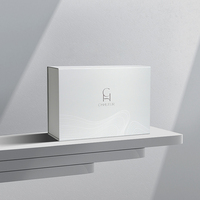 Boîte cadeau magnétique pliable personnalisée avec accessoires complets, papier de soie imprimé avec logo, autocollants et ensemble d'emballage avec carte de remerciement