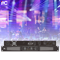 Profesyonel İki Kanallı Stereo D Sınıfı Güç Amplifikatörü Pro Audio 200W*2