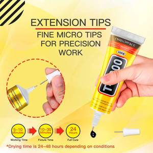 Nâng cấp T-7000 keo dính màu đen hiệu suất cao chống thấm t7000 dính cho sửa chữa chính xác hoàn hảo t7000 keo - Product Image 3