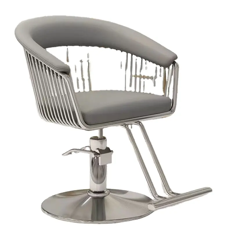 XP Barbershop chair Hair chair vintage hair salon dedicated high-end hair cutting net red ironing can lift chair