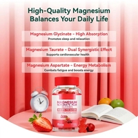Gummies de magnésium complexe à marque privée, très vendues, avec glycinate, taurate et citrate, favorisant le sommeil, la relaxation, la concentration et la santé musculaire