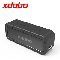 XDOBO Speaker Portabel Bass Berat 50W untuk 5.0 IPX-7 Tahan Air Baterai 4000-6000mAh Mendukung Kartu Memori Penggunaan Luar Ruangan