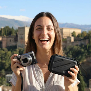 Étui rigide pour appareil photo en EVA compatible avec Canon G7X <span class=keywords><strong>Mark</strong></span> II III et <span class=keywords><strong>Sony</strong></span> ZV1F, sac de rangement protecteur antichoc - Product Image 5